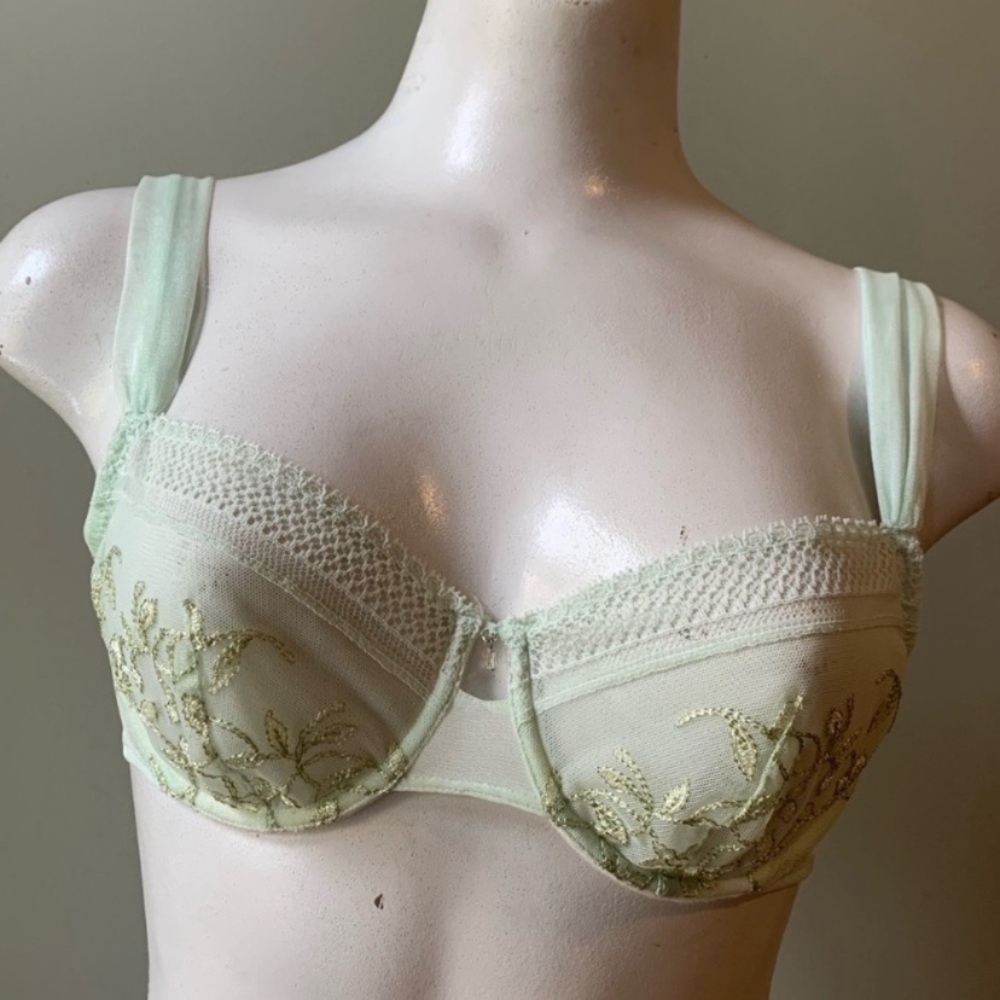 Marie Jo Tear Drop Crystal Bra Size 34B